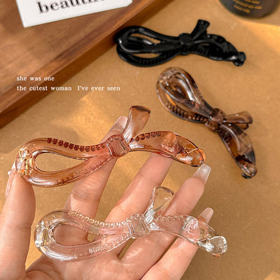 Banana clip vertical clip high ponytail clip for women korean medium non-slip hair clip hairpin popularelegant gripper hair accessories