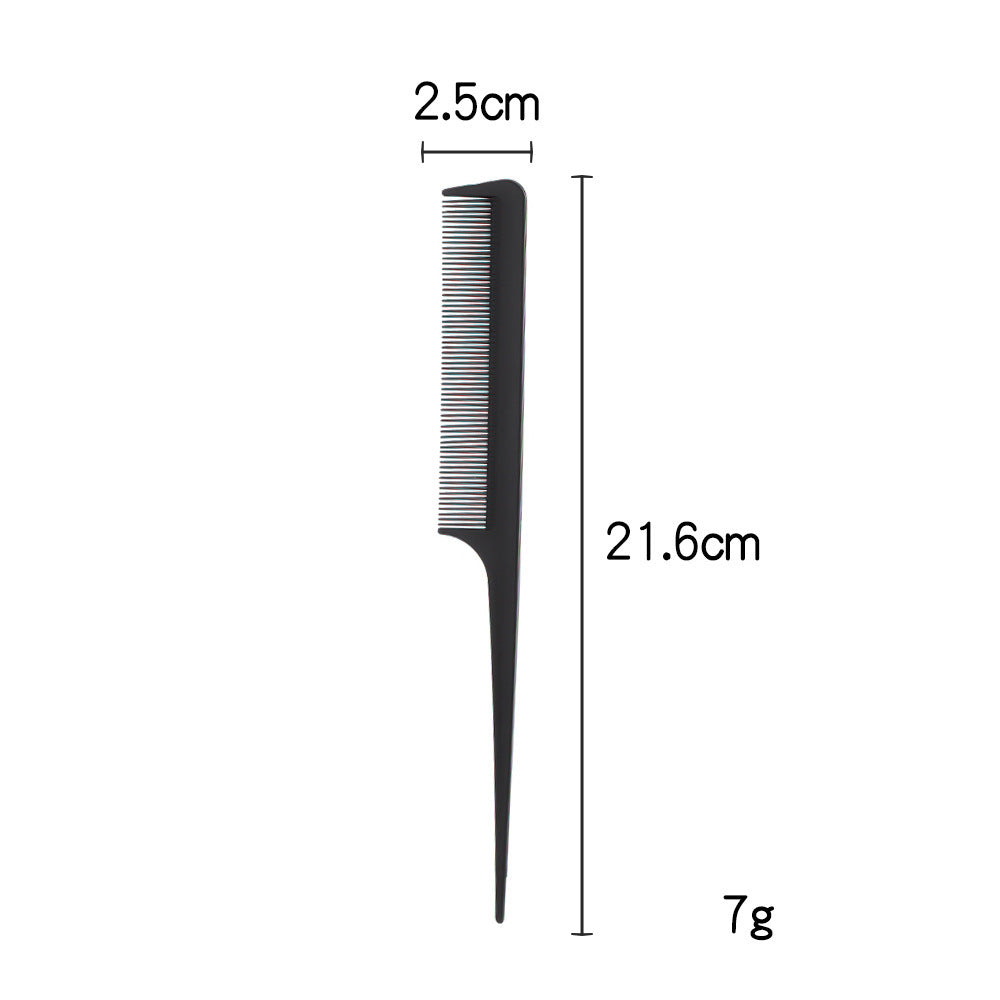Hairdressing comb cross-border various combs barber shop special comb pointed tail dual-purpose oil head comb can be printed with logo and fixed color