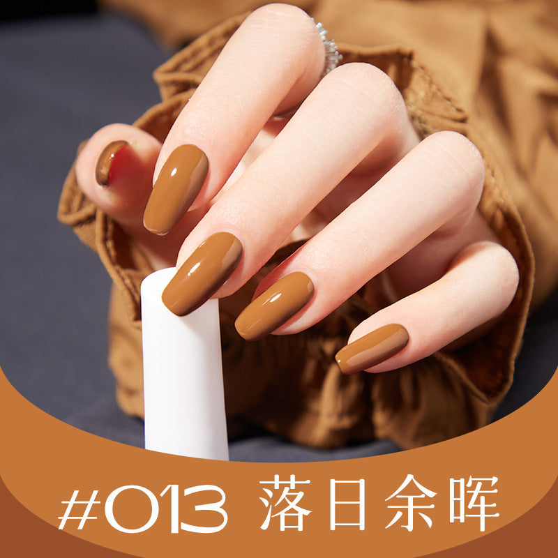 Nail polish, no baking, quick drying, long-lasting, tearable, fall and winter peelable, water-based, transparent nude color, nail salon nail polish wholesale