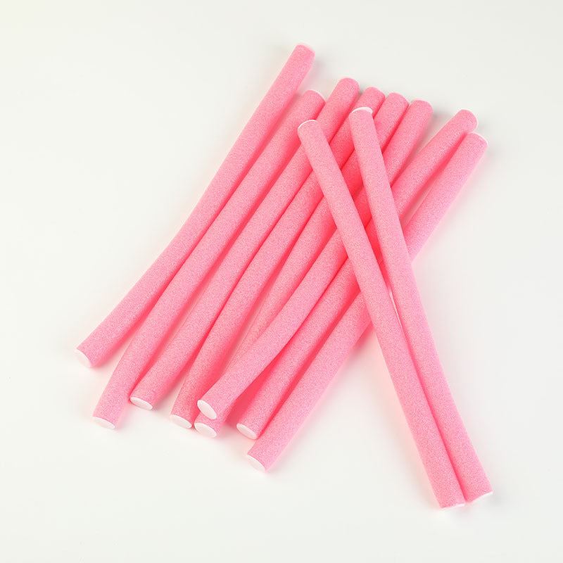 Multi-color pearl cotton hair roll diy pear flower head curling bar eva sponge curling iron pearl cotton curling iron