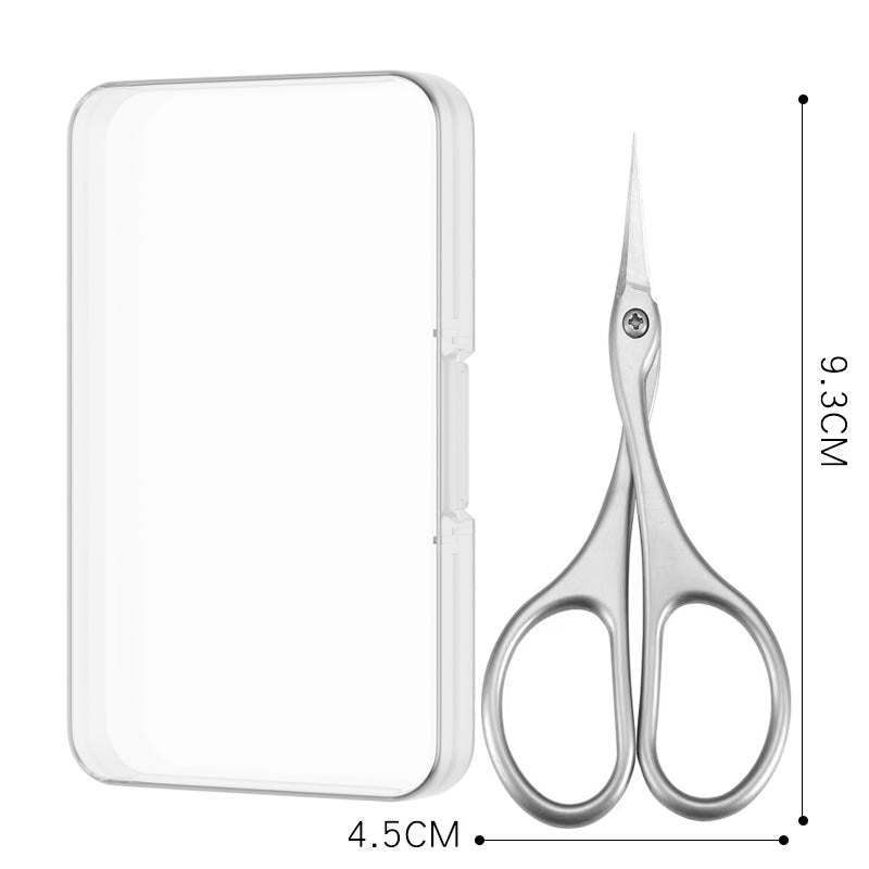 Ukrainian style russian style swan front dead skin scissors frosted elbow prosthetic cross-border manicure tools easy to cut stainless steel