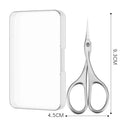 Sandblasted swan scissors + plastic box