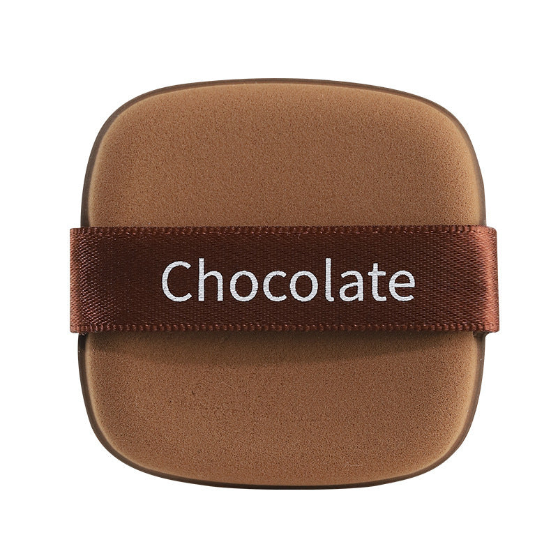 Little girl chocolate biscuit powder puff super soft and compliant wet and dry dual use air cushion powder puff liquid foundation sponge makeup powder puff