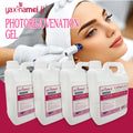 collagen gel for beauty salons: ultrasonic instrument for body and facial gel infusion, lifting, and firming
