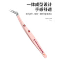 New arrival cartoon hand account tweezers stickers high precision tweezers hand account cultural and creative tools printing gold feather clip eyelash tweezers