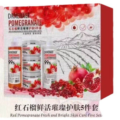 beauty salon facial spa skin care suit 5-piece set of moisturizing skin care products nourishing massage cream facial cream