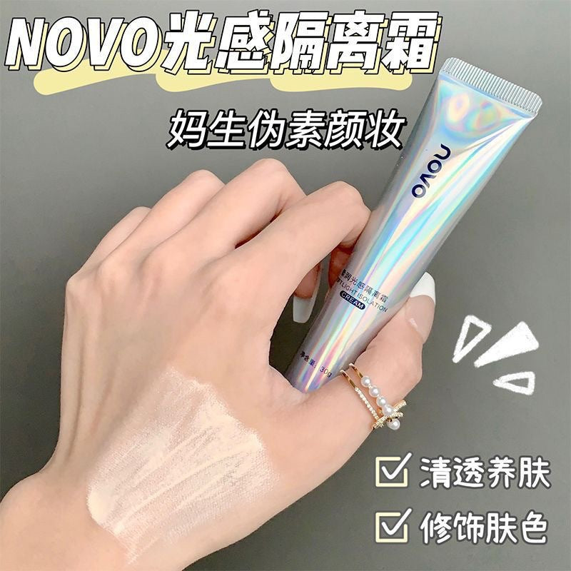 Novo soft focus primer - makeup base, waterproof, sweat-proof, non-caking, concealing, and hydrating 3-in-1