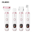 Women's private parts hair nose hair trimmer multifunctional shaver electric hairdresser four-in-one digital display hair removal device