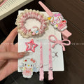 Cute apron glasses cartoon cat student clip duckbill clip makeup clip girl hairpin sweet girl hairpin hair accessories