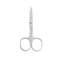 Stainless steel 2.0 sanded nose hair scissors eyebrow trimmer tool round head nose hair trimmer scissors in stock wholesale