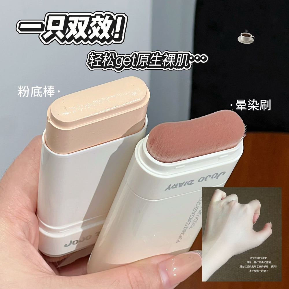 Makeup jojo diary flawless long-lasting makeup foundation stick concealer waterproof anti-sweat non-removing makeup foundation cream contour stick