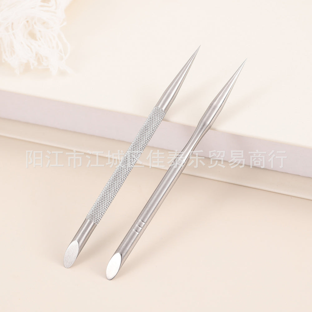 Manicure tools, orange wood sticks, nail removal sticks, beveled steel pushers, dead skin pushers, dot drills, dot flower pens, beech wood sticks, special nail removal tablets