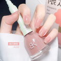 Fall and winter transparent nude bell water-based nail polish no baking quick drying long-lasting non-peelable jelly nail salon nail polish