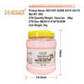 explosive petal bath salt ball bath powder nourishing moisturizing scrub powder bath salt bath ball wholesale 3kg
