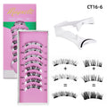 new product magnetic false eyelashes 2 pairs european and american upgraded positioning magnetic eyelashes a whole box flatness wholesale
