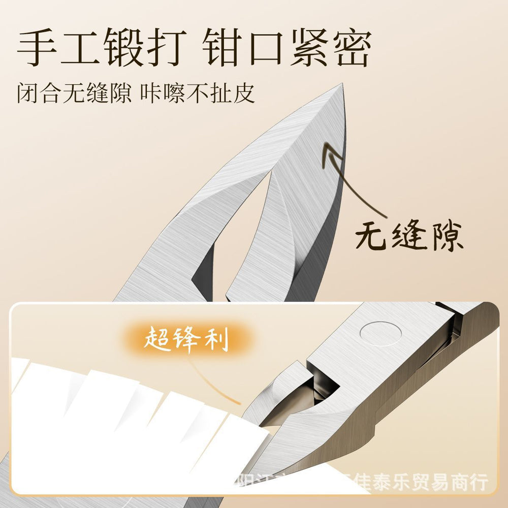 Vietnamese stainless steel cuticle nippers portable d501 finger toe dead skin remover barbed skin nippers manicure tool