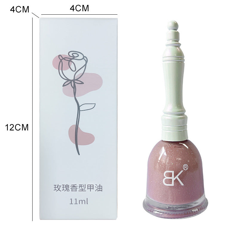 Fall and winter transparent nude bell water-based nail polish no baking quick drying long-lasting non-peelable jelly nail salon nail polish