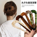 U-shaped hairpin for women, high-end chinese ancient style, new chinoiserie, hairpin, headdress, casual modern daily fixed hairpin
