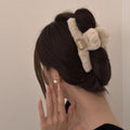 K-style letter patch wire winding stuffed gripper large hair gripper elegant shark clip hairpin classy hair clip hair accessories