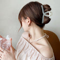 Frosted acrylic hair clip for women, large size, eleganceelegant shark clip, back of head hairpin clip, headwear hairpin