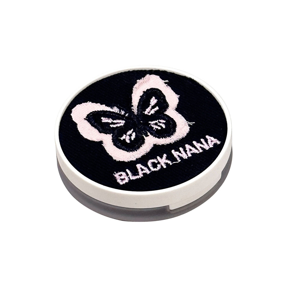 Black nana "dream butterfly" single blush - peachy pink, flattering, natural matte finish
