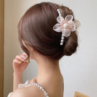 Casual cold style cross gripper large korean elegantelegance hair gripper back of head hairpin frenchretro hair accessories