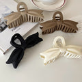 Shark clip ins high-value swallowtail bows gripper eleganteasiest for match frosted hair clip back of head shark clip