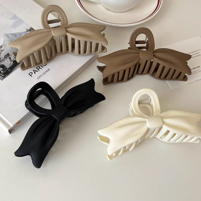Shark clip ins high-value swallowtail bows gripper eleganteasiest for match frosted hair clip back of head shark clip