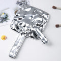 Handheld home makeup mirror portable home dormitory small mirror plastic electroplating storage beauty makeup mirror