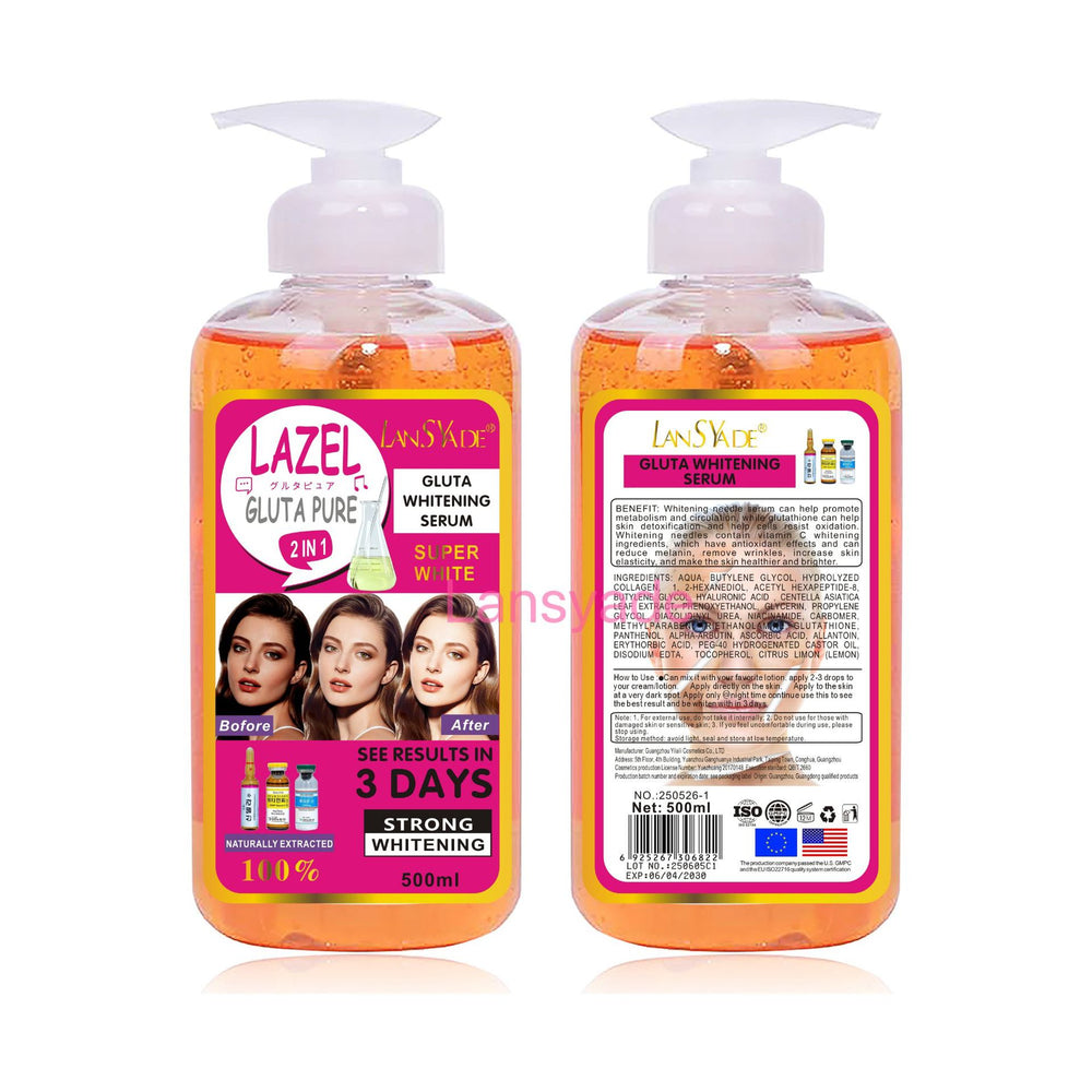 glutathione essence 500ml - hydrating, repairing, brightening, and dark spot correcting. wholesale for export