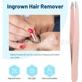 stainless steel oblique eyebrow clip super sharp cell clip straight clip hook clip three-piece set acne needle beauty set