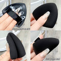 Xixi black pineapple marshmallow cushion puff - ultra soft, low absorption, dual-use foundation makeup puff