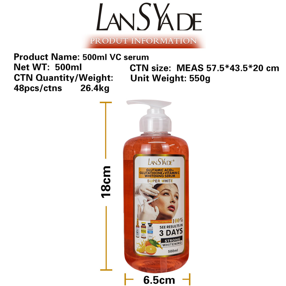 vc serum: gentle firming, hydrating, and moisturizing essence for face and body - brightens skin and preps for toning
