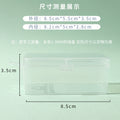 Wholesale mini plastic box - small finger puff packaging box, dustproof portable lidded jewelry storage box