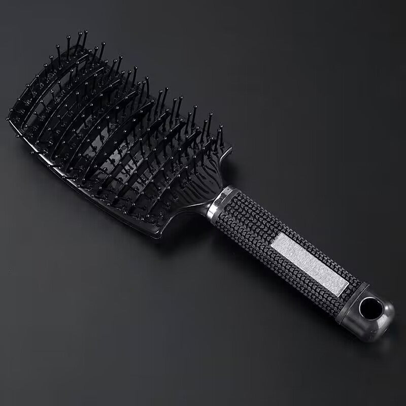 bristle large curved comb wide tooth hairdressing comb rib comb massage smooth hair hairdressing fluffy hair-styling wholesale