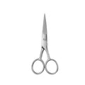 Manufacturer stainless steel beard scissors men beard nose hair eyebrow trimming scissors round head pointed for homeembroidered small scissors in stock