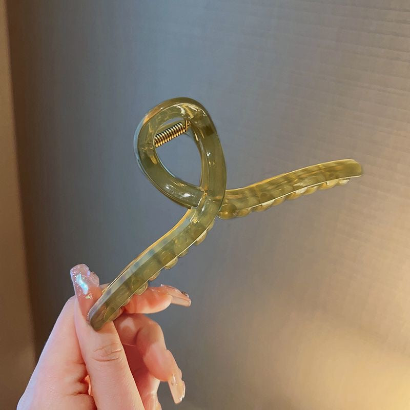 Classy sense of exquisite back head hair clip large hairpin female summer hair volume shark clip hair headwear hair accessories