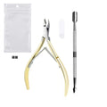 Vietnamese stainless steel cuticle nippers portable d501 finger toe dead skin remover barbed skin nippers manicure tool