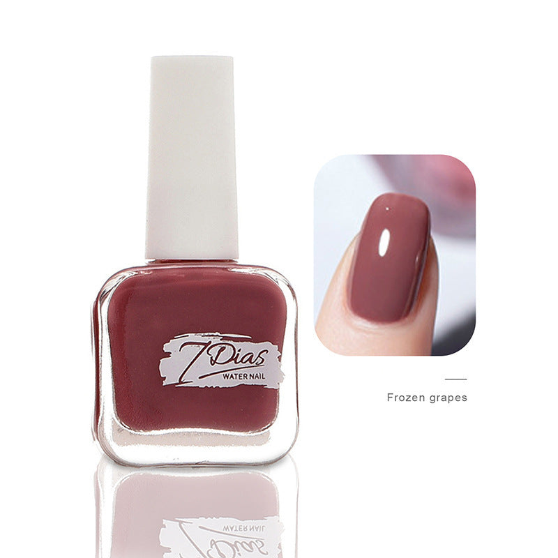 Nail polish manicure shop no-bake quick-drying long-lasting non-tearable fall and winter water-based non-peelable transparent nude nail polish