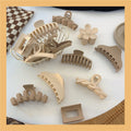 Springnew arrivaleasiest for match cross cut out hair grip milk tea coffee color elegant grip clip hairpin casual hairpin hair accessories