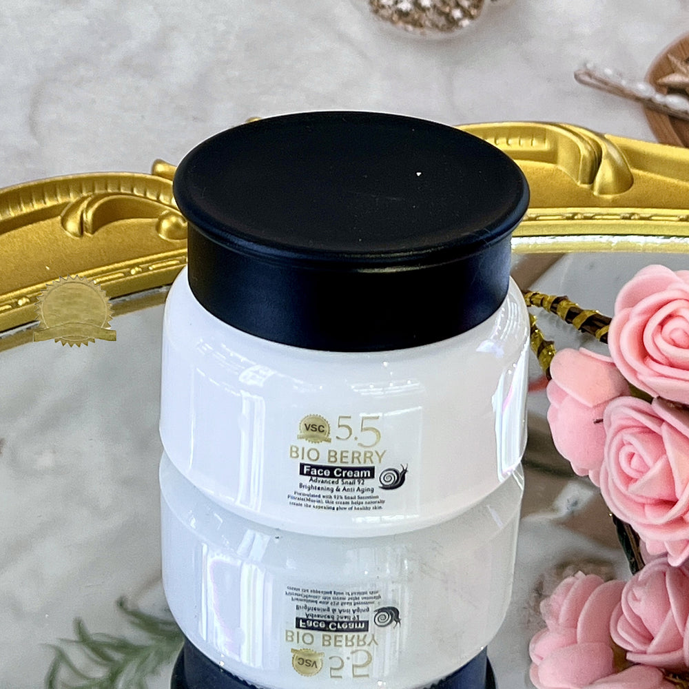 exclusive snail liquid facial cream 30g brightening, anti-aging, repairing and moisturizing cream bio berry5.5