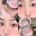 Kakashow highlighting powder - mochi potato puree, clear & sparkling, fine shimmer, natural dimensional brightening highlighter cream