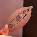 Morandi ponytail buckle hairpin for women, elegant frosted hair twist clip, horizontal clip, hair clip, banana clip, headwear