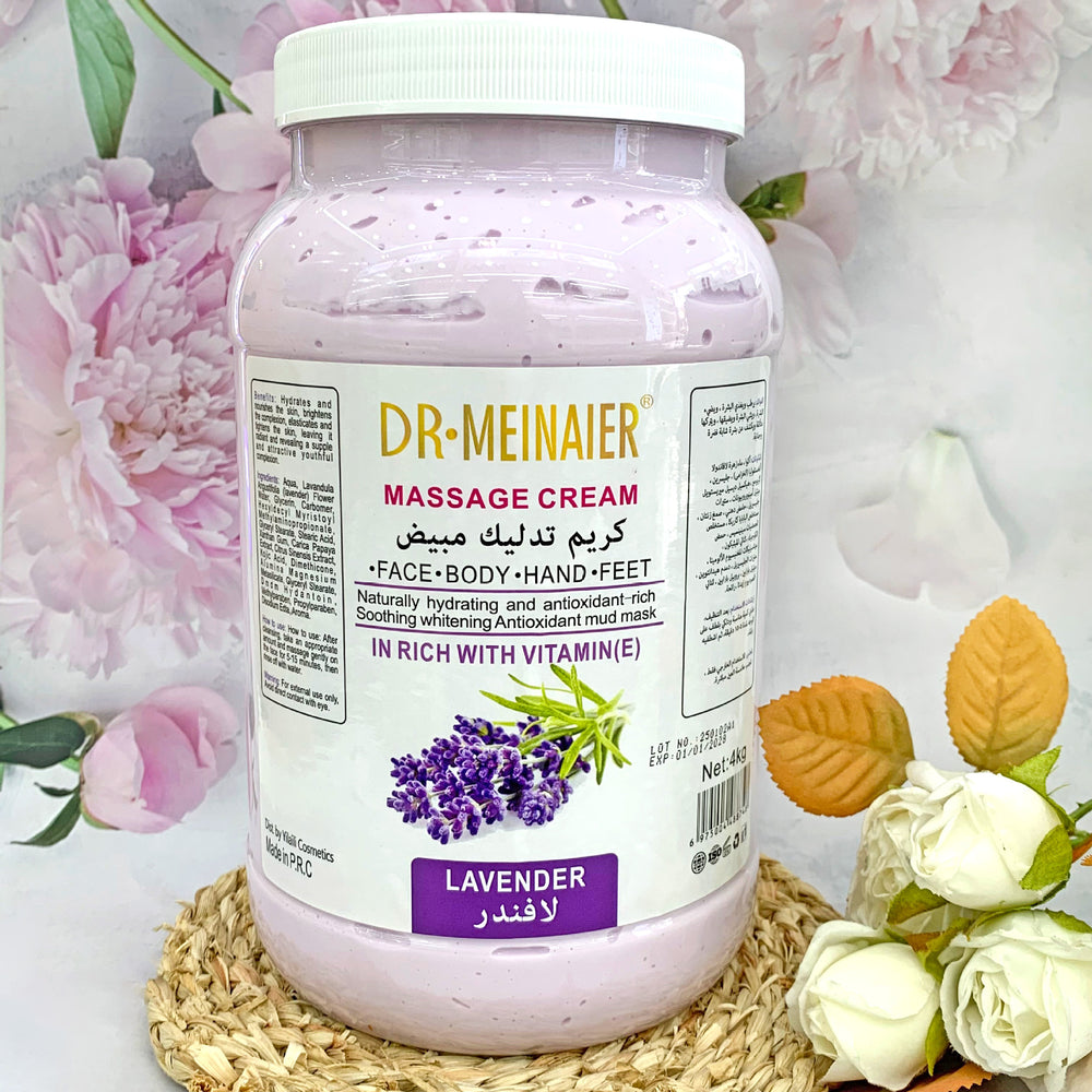 lavender mask cream 4kg clear skin mud mask cleansing and exfoliating export wholesale