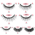 glue-free false eyelashes, a whole strip, artificial fiber long mom-birth-like self-adhesive eyelash adhesive strip replacement
