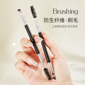 Jonbos double-ended brow brush - 2-in-1 brow shaper & eyelash brush - makeup brush tool