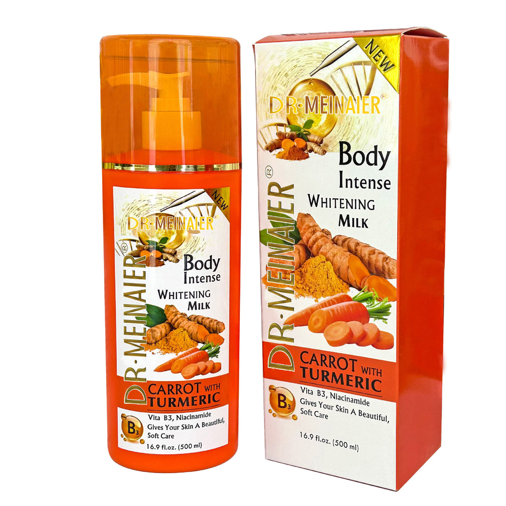 carrot turmeric body lotion 500ml - brightening, hydrating, and moisturizing body cream - wholesale