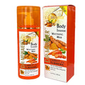 carrot turmeric body lotion 500ml - brightening, hydrating, and moisturizing body cream - wholesale