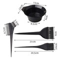 Amazon bestseller: 22-piece pvc hair dye kit - diy hair coloring bowl/brush/ear covers/gloves/hair dye comb