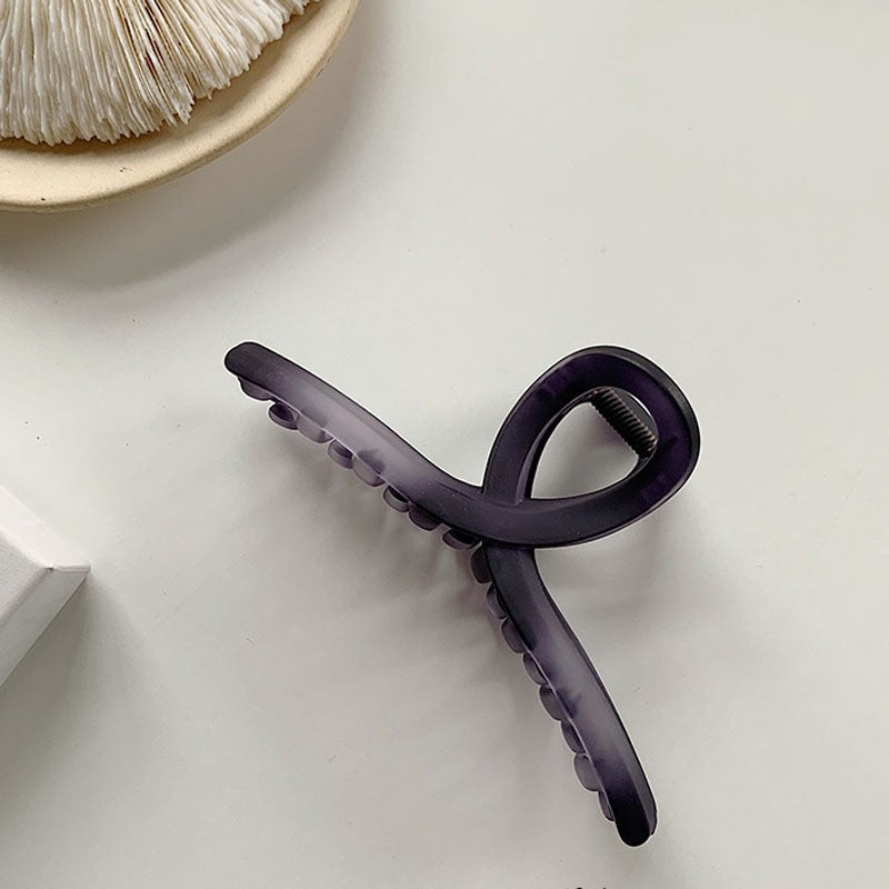 Dopamine cross gripper for women classy exquisite hair gripper for the back of the head hair clip summer shark clip headwear